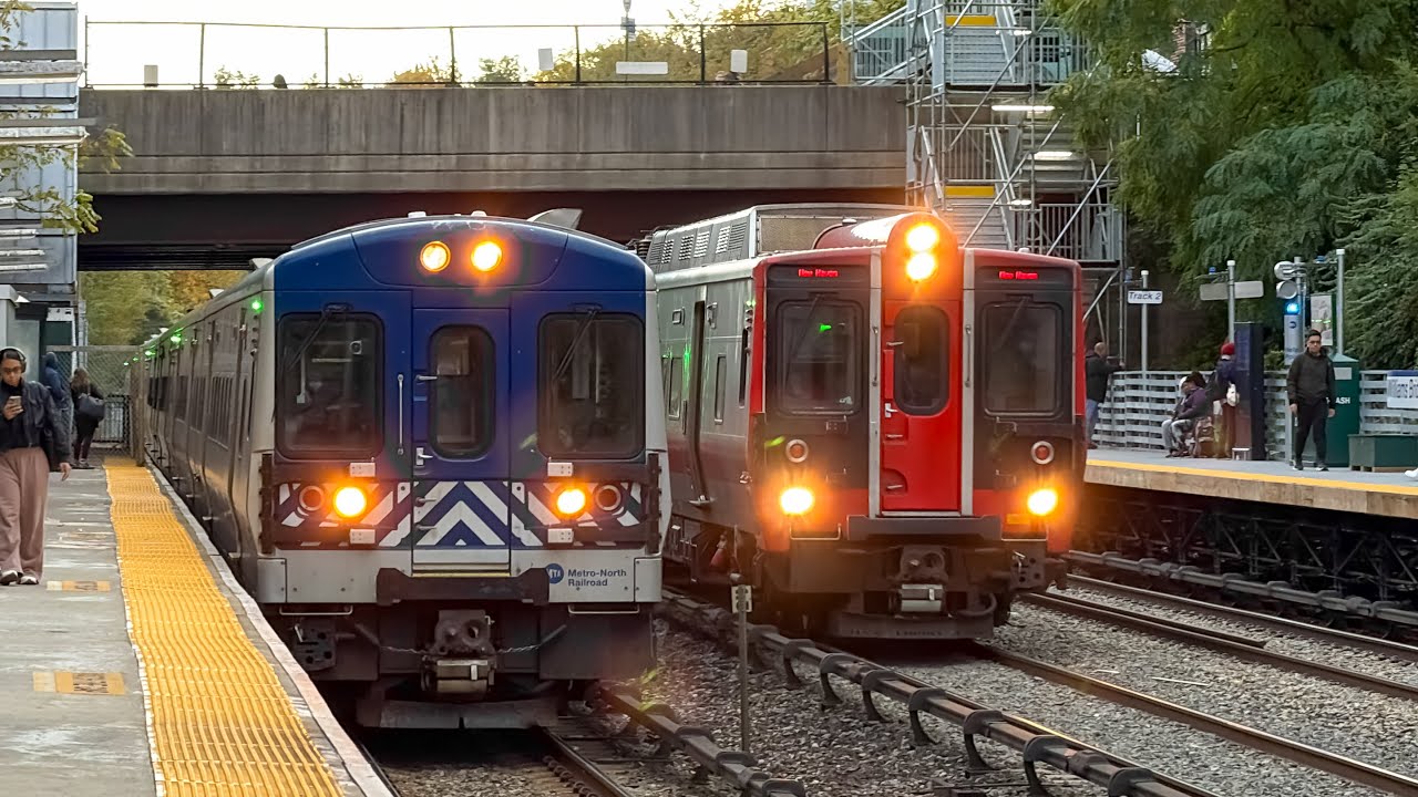 M3A, M7A, M8, & P32AC-DM Metro-North Action at Williams Bridge