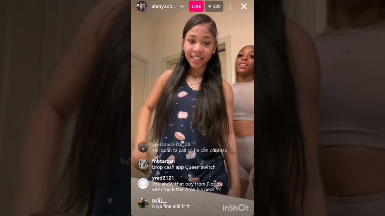 Lady Bin Laden and her friend fight on Instagram live 