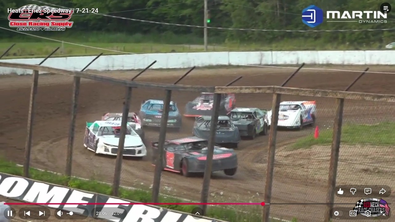 ERIEZ SPEEDWAY                  OUR 07/21/2024                  RUSH PRO STOCKS HEAT 2