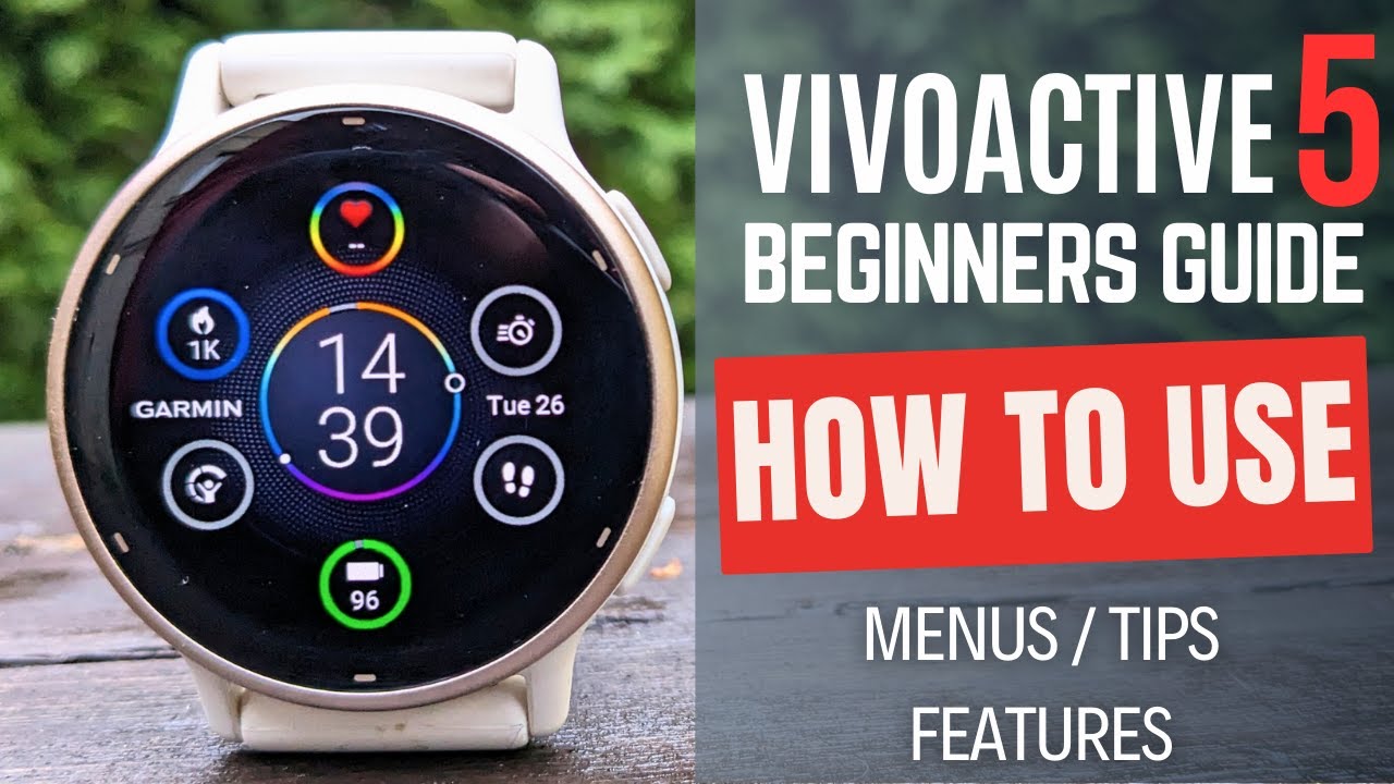 Garmin VivoActive 5 — полное руководство пользователя для начинающих (как использовать, настраива...