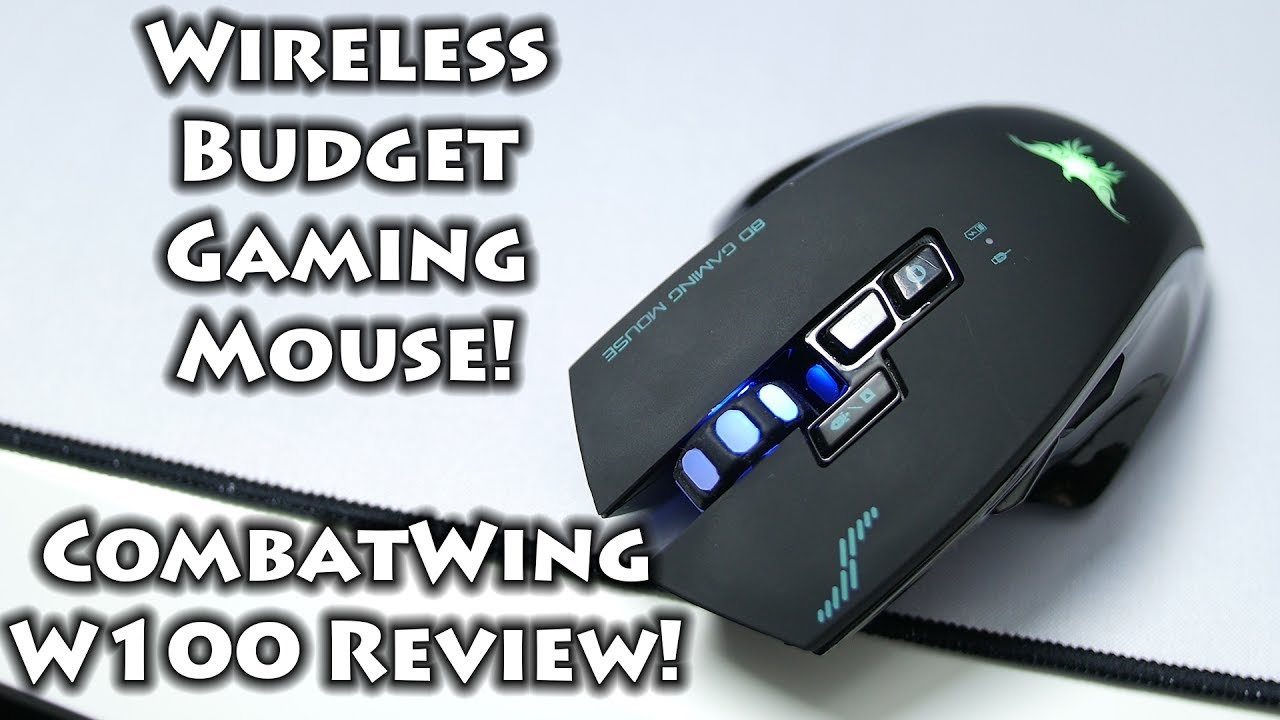 CombatWing W100 Wireless Gaming Mouse Review!