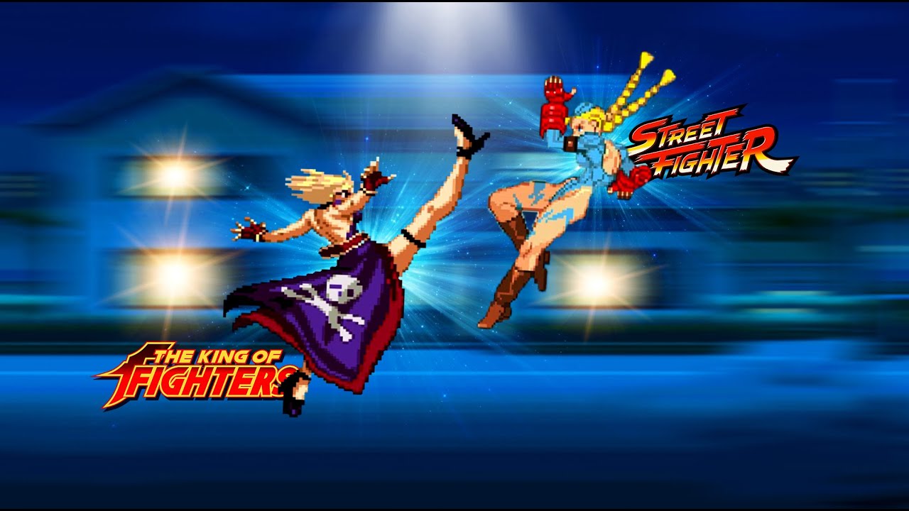 Jenet VS Cammy 1v1 MUGEN Battle [The King Of Fighters VS Street Fighter] [CvS Pot'S Style]