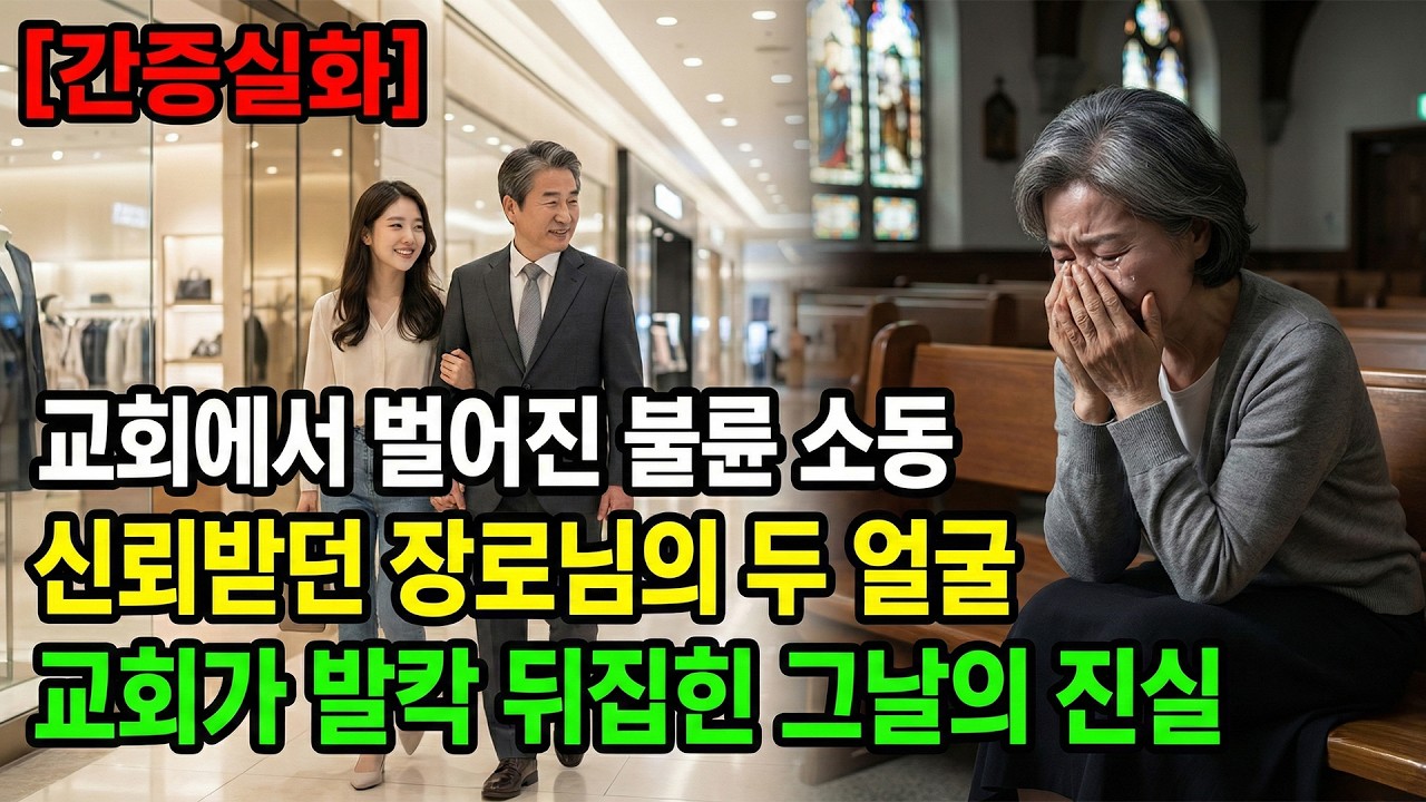 (신앙 간증) 교회 안에서 벌어진 불륜 소동, 교회가 발칵 뒤집힌 그날의 진실 | 기독교 간증, 실화 간증, 교회 간증, 인생 로그