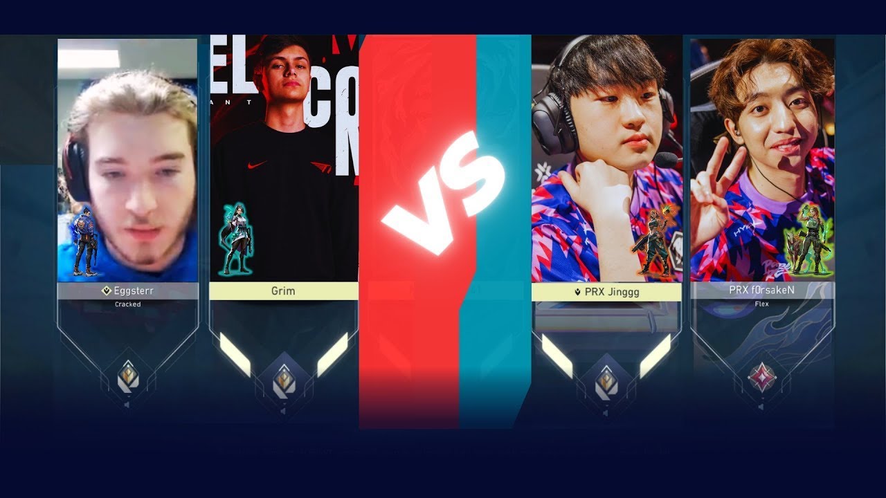When PRX Jinggg & PRX f0rsakeN Meet Grimm & Eggsterr in NA Ranked 1080p60 #valorant #prx