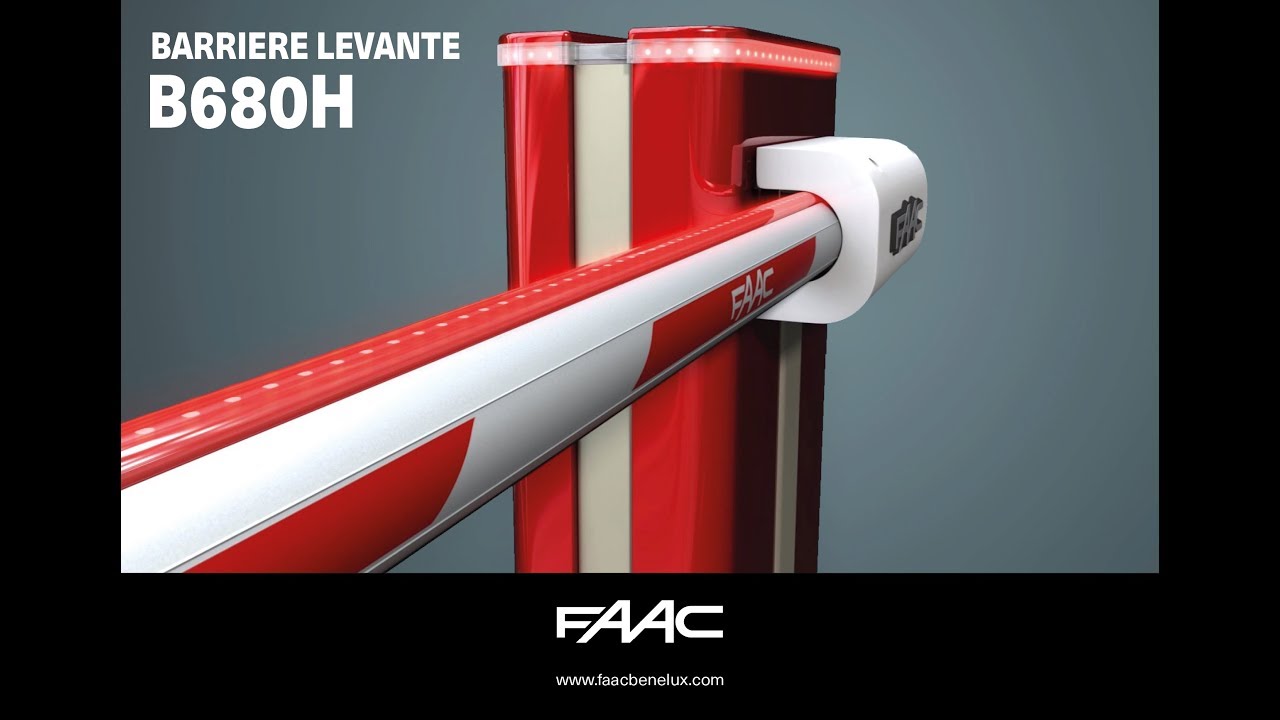 FAAC B680H barriere levante automatique 24V (français)