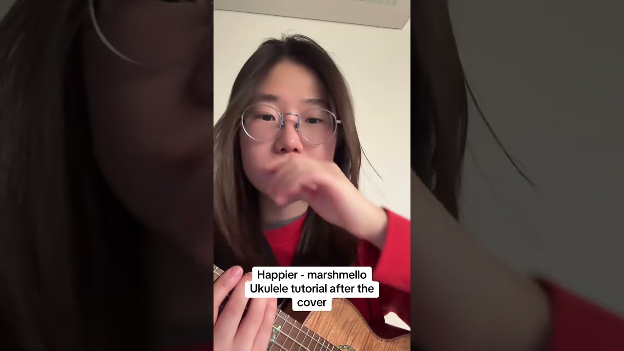 Happier - marshmello #happier #marshmello #2026 #singing #ukuleletutorial