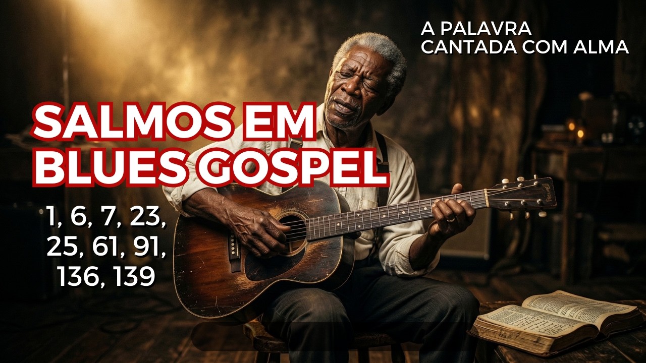 Salmos cantados em Blues Gospel | Adoração Profunda para Trabalhar, Meditar e Orar | Fé que Cura
