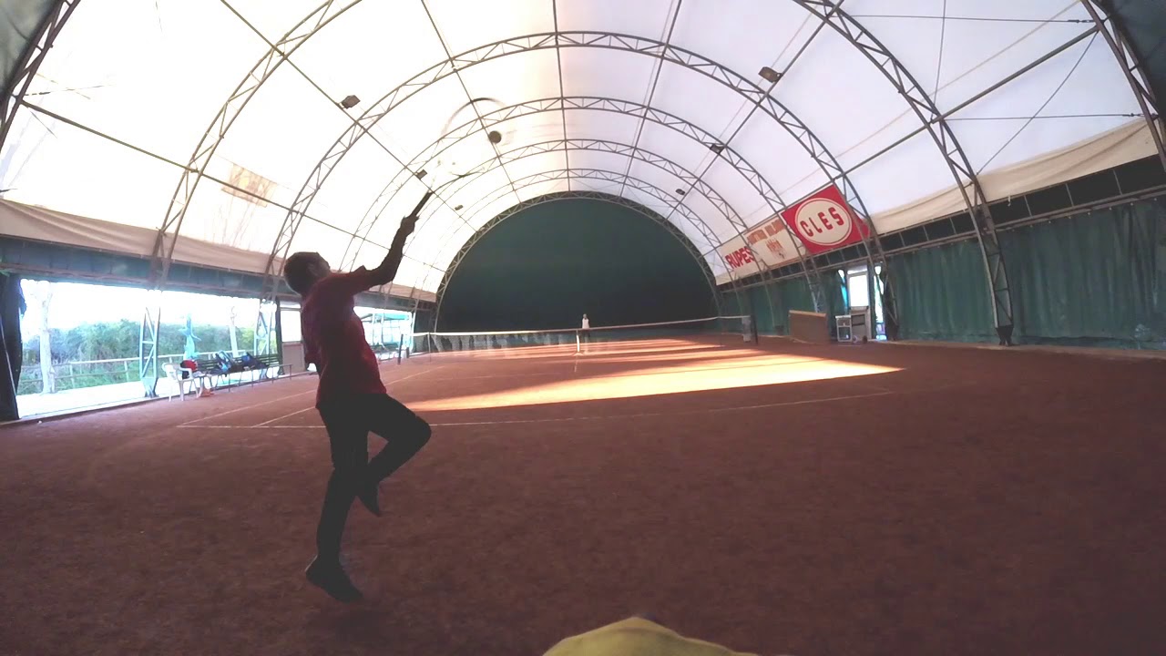 Tennis Davide, 10 anni, primo video 2020 al T.C. Italia di Forte dei Marmi.