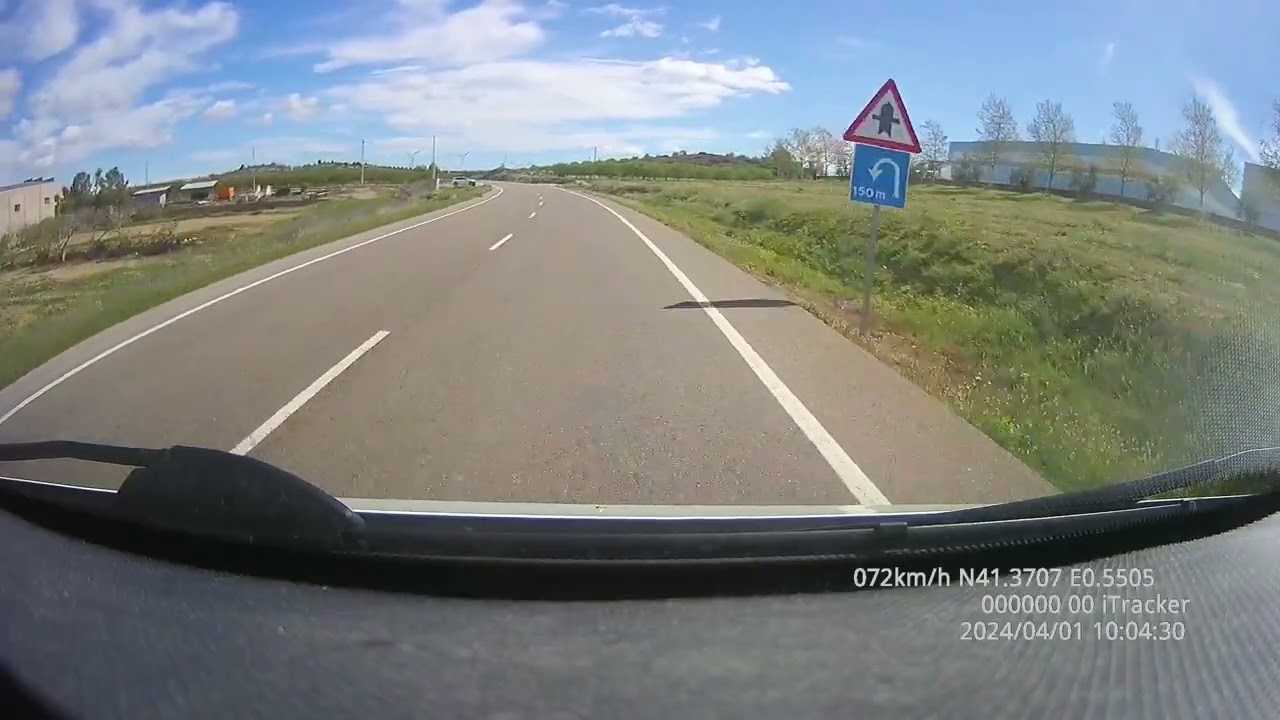 Fahrt Flix Ebro bis Lleida