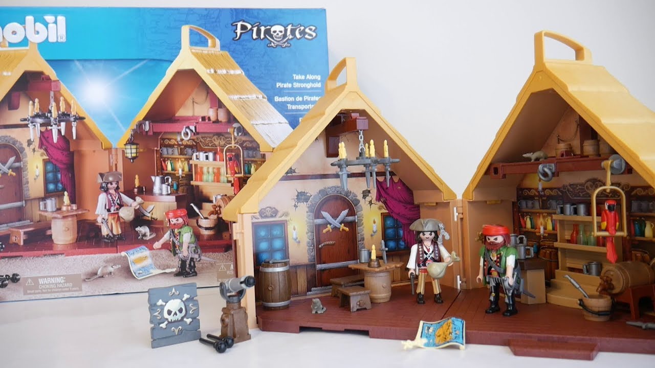 Playmobil Pirates 9112 Take Along Pirate Stronghold Unboxing