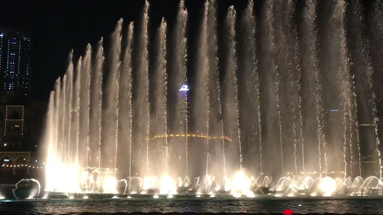 The dubai fountain,Ramadan song