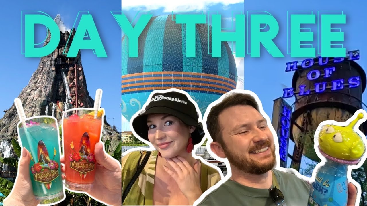 Day 3 | A morning at Orlando Volcano Bay | Shopping at Disney Springs | Dinner at House of Blues