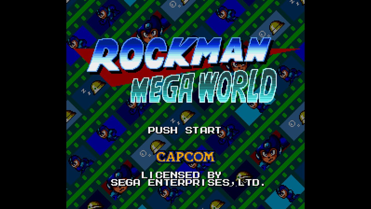 ロックマンメガワールド (MD) 全クリア (ノーダメージ)
