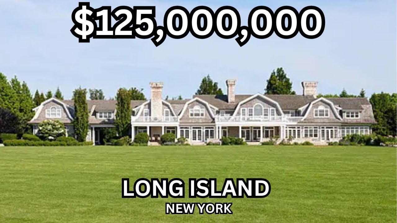 $125,000,000 Long Island Equestrian Mansion Estate | New York Real Estate