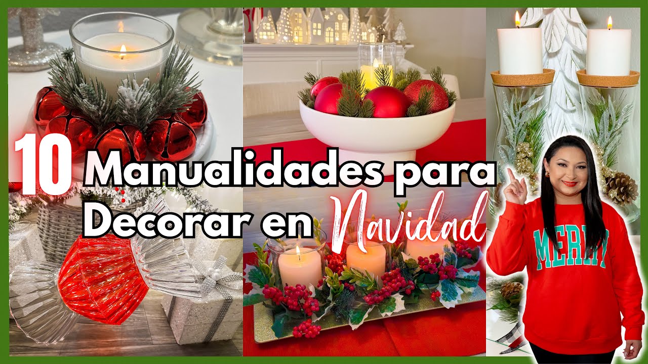 10 MANUALIDADES para DECORAR en NAVIDAD 2025 / Christmas Decor DIYs