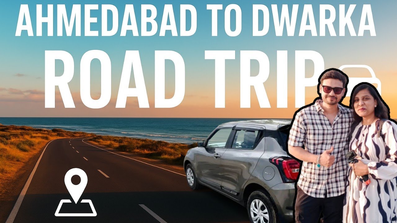 AHMEDABAD TO DWARKA ROAD TRIP 2025 | SHIVRAJPUR BLUE FLAG BEACH | BEST ROUTE | FROM CITY TO SEA VIEW