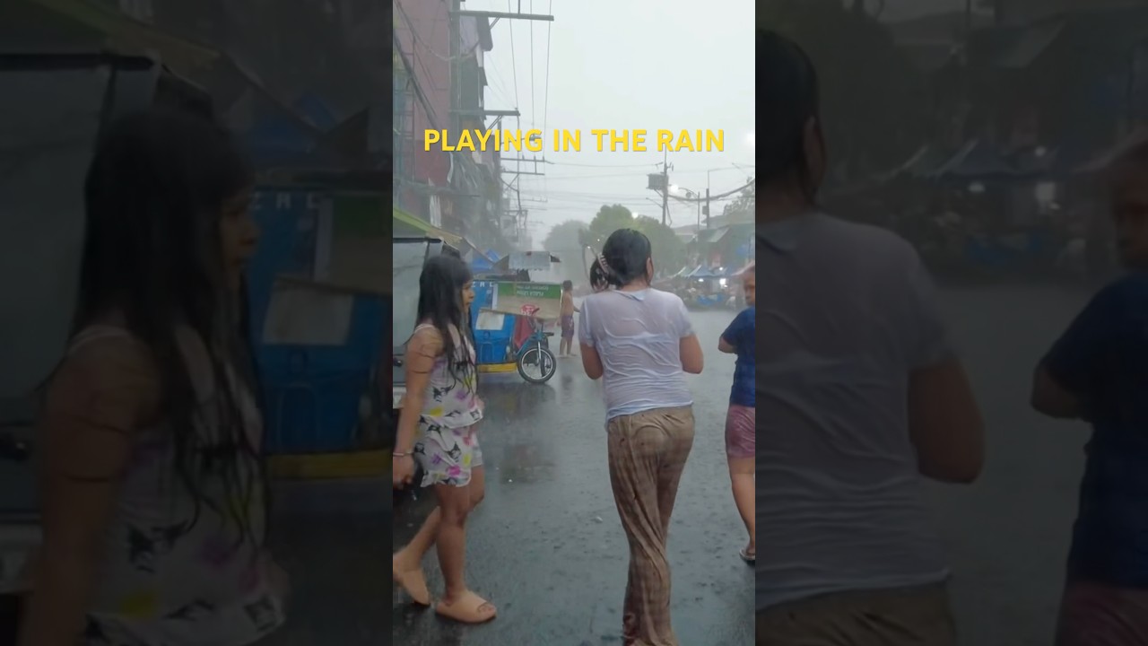 In the Philippines, the fun begins when the rain starts to fall.#walkingtour #manila #philippines