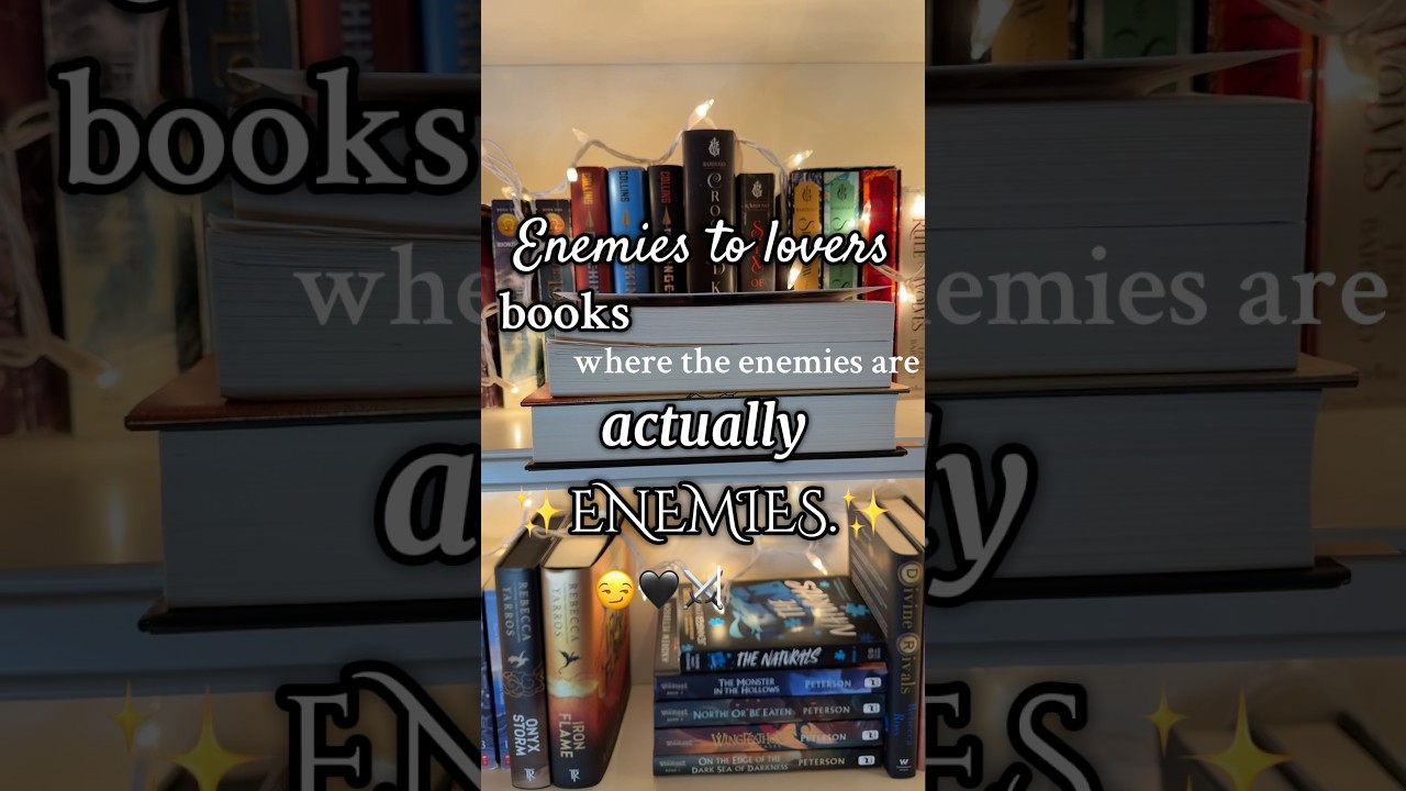 ENEMIES to LOVERS&hellip;but they&rsquo;re ACTUALLY enemies🤭😌#booktube #bookrecommendations #bookrecs #tbr