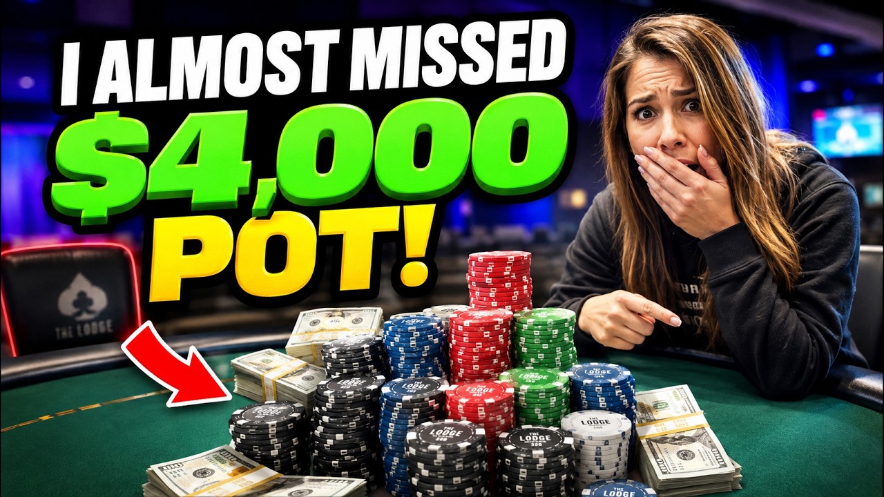 I almost left... and then THIS happened... Poker Vlog #111