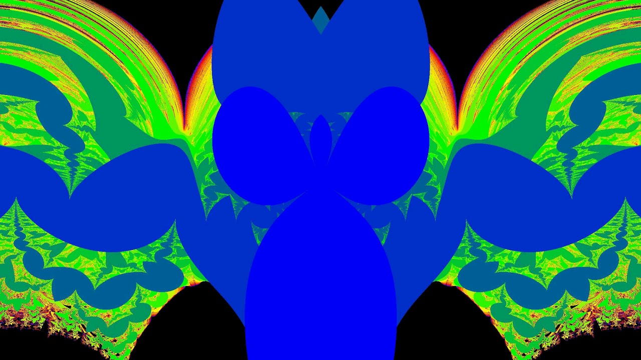 Polarbrot Power Change, 30 Iterations - [-8 - 8]