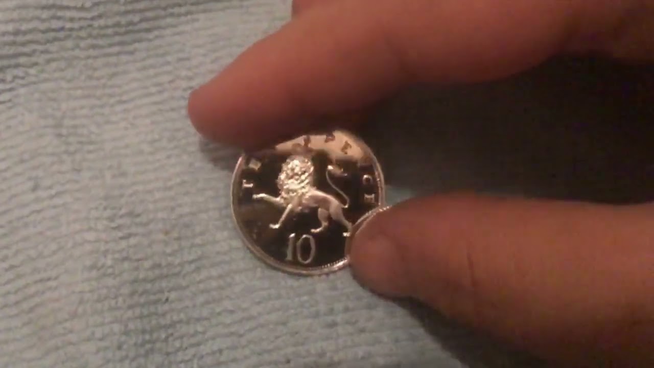 Look how shiny this 1986 10p coin is!