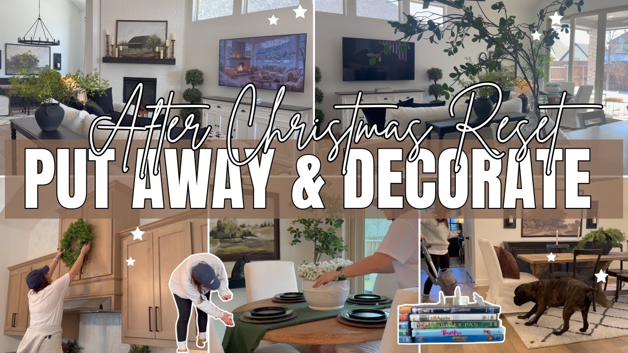 NEW YEAR RESET ✨ Putting Away Christmas & Refreshing My Home | Calm, Cozy Reset