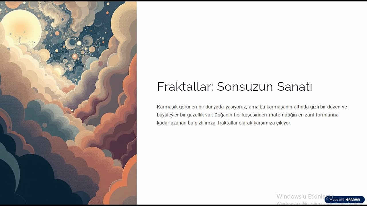 Fraktallar Sonsuzun Sanatı