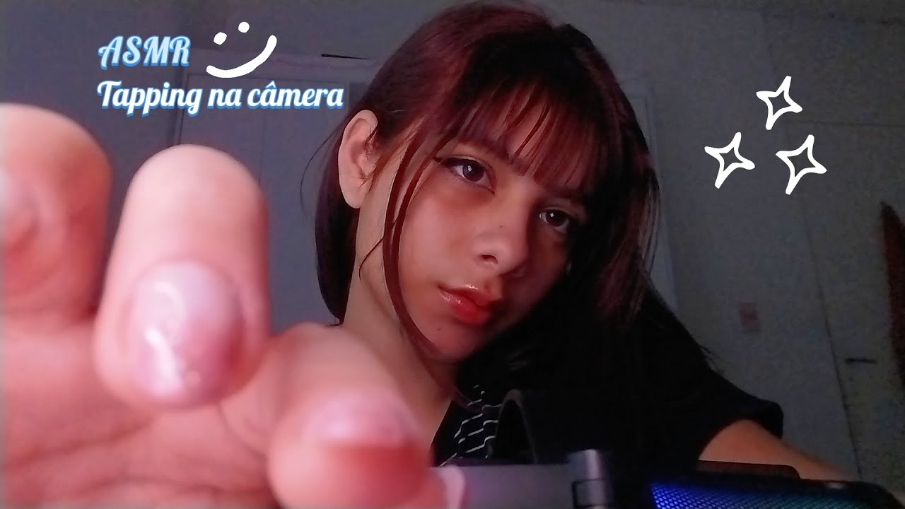 ASMR tapping na c&acirc;mera, visual triggers e Mouth Sounds 💜💤