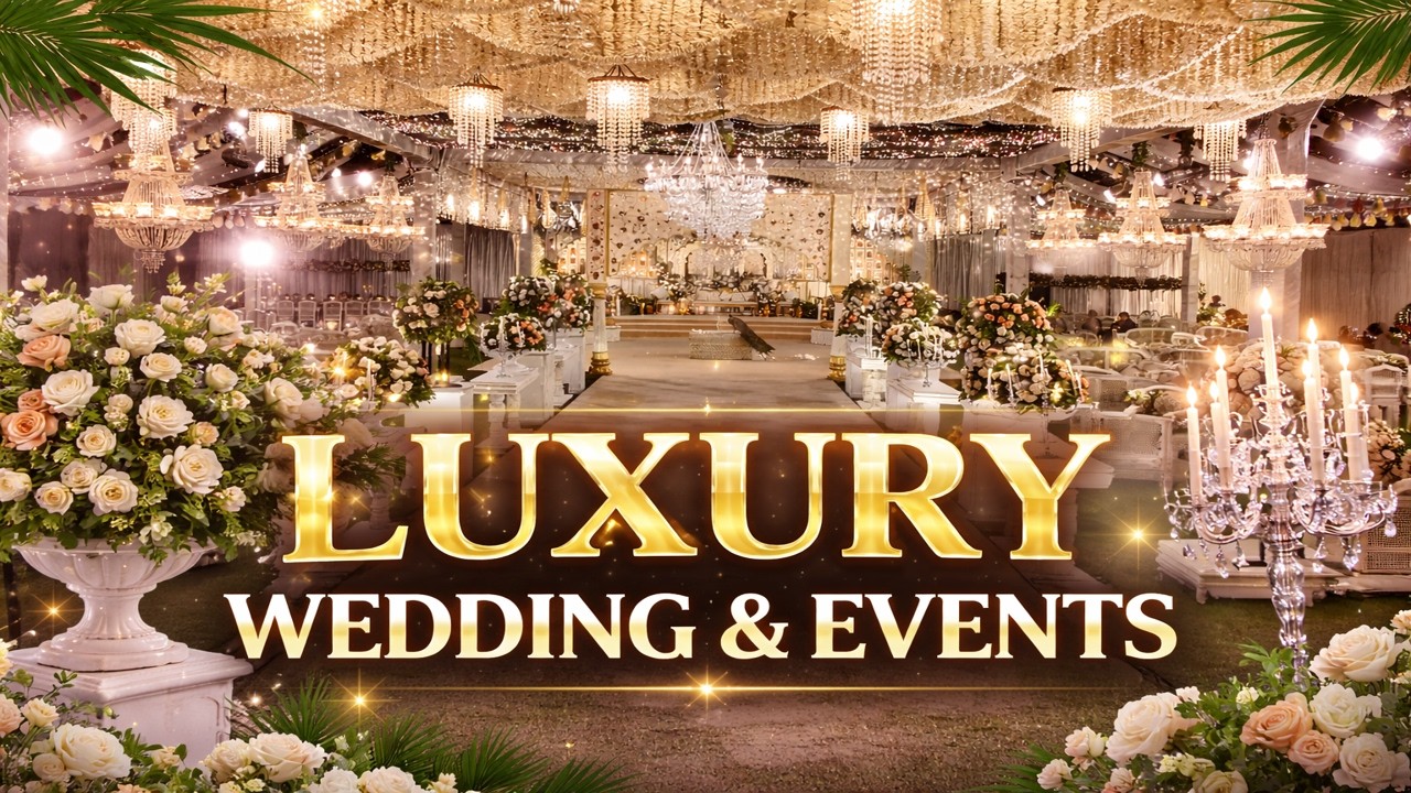 Luxury Walima Event in Lahore | Nadeem Caterers | Elegant Wedding Setup & Premium Catering