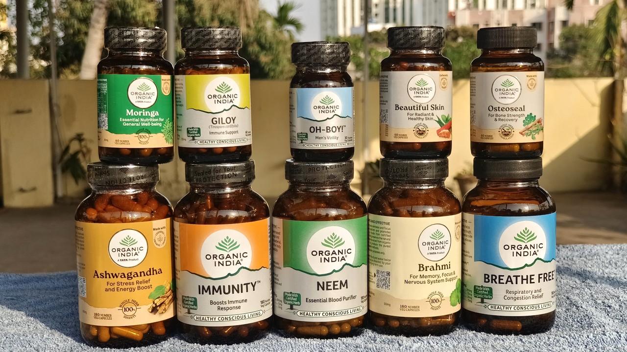 Food Supplements - Ayurvedic Herbs - Organic India - Naturaltein - Nutrilite - OZiva - Healthy Life