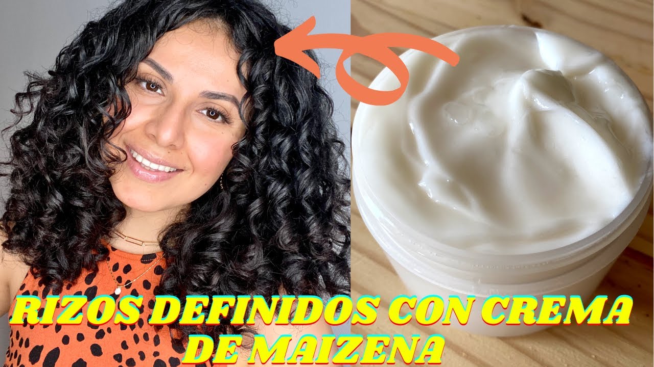 Crema de Maizena para definir Rizos💛