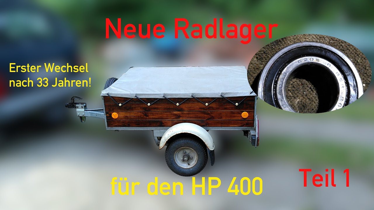 Neue Radlager für den HP 400 - Teil 1