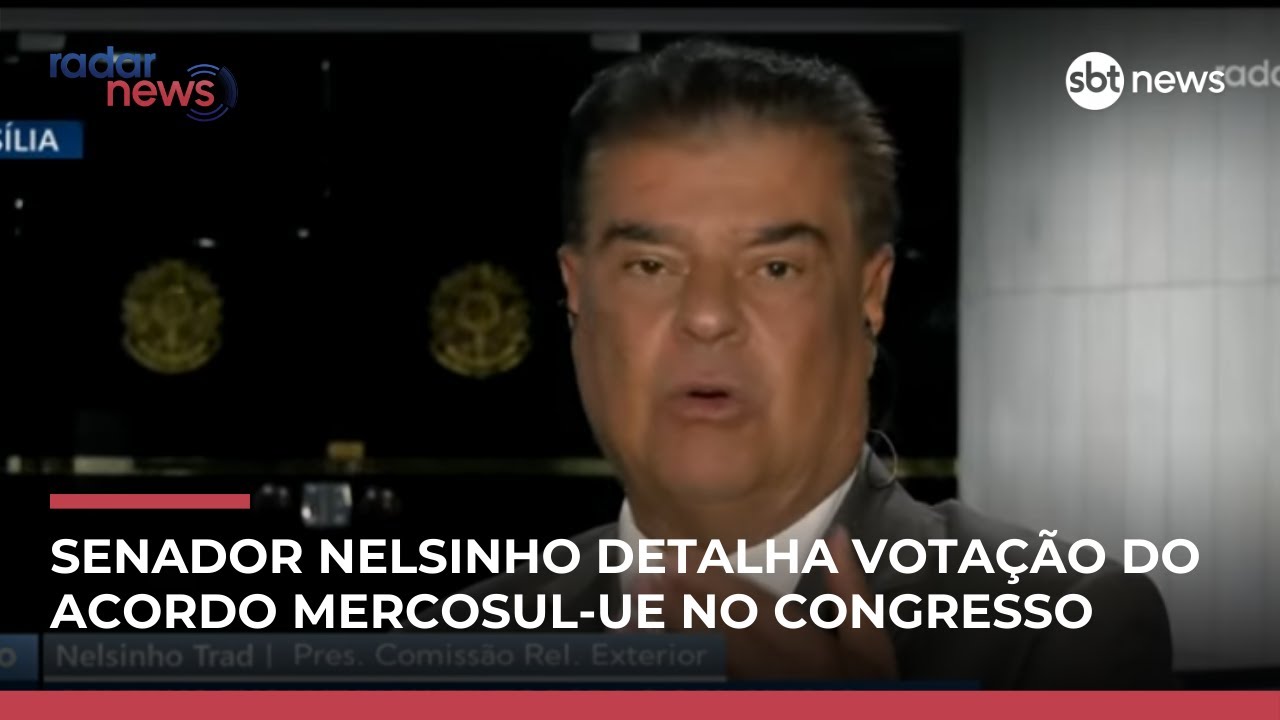 ‘Vamos convencer os eurodeputados que são contrários’, diz Nelsinho sobre Mercosul-UE | #RadarNews