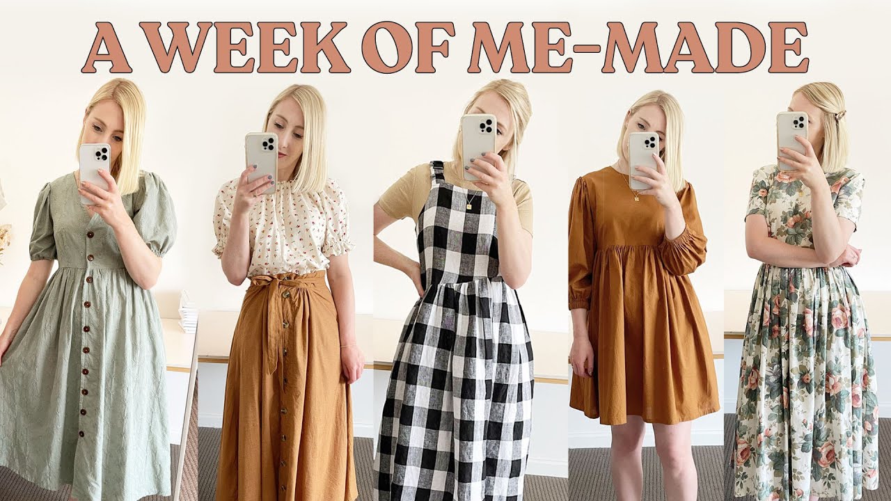 A Week of Wearing Only Me-Made Outfits