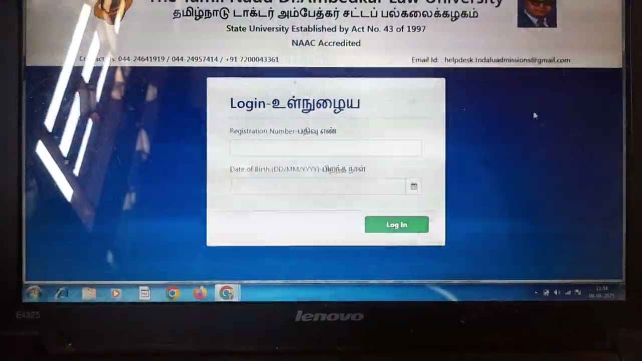 How to edit law application / law admission update 2025 #tndalu #law #lawschool #admissionsopen