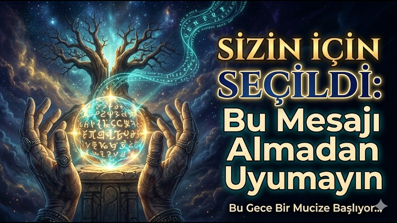 SİZİN İ&Ccedil;İN SE&Ccedil;İLDİ Bu Mesajı Almadan Uyumayın
