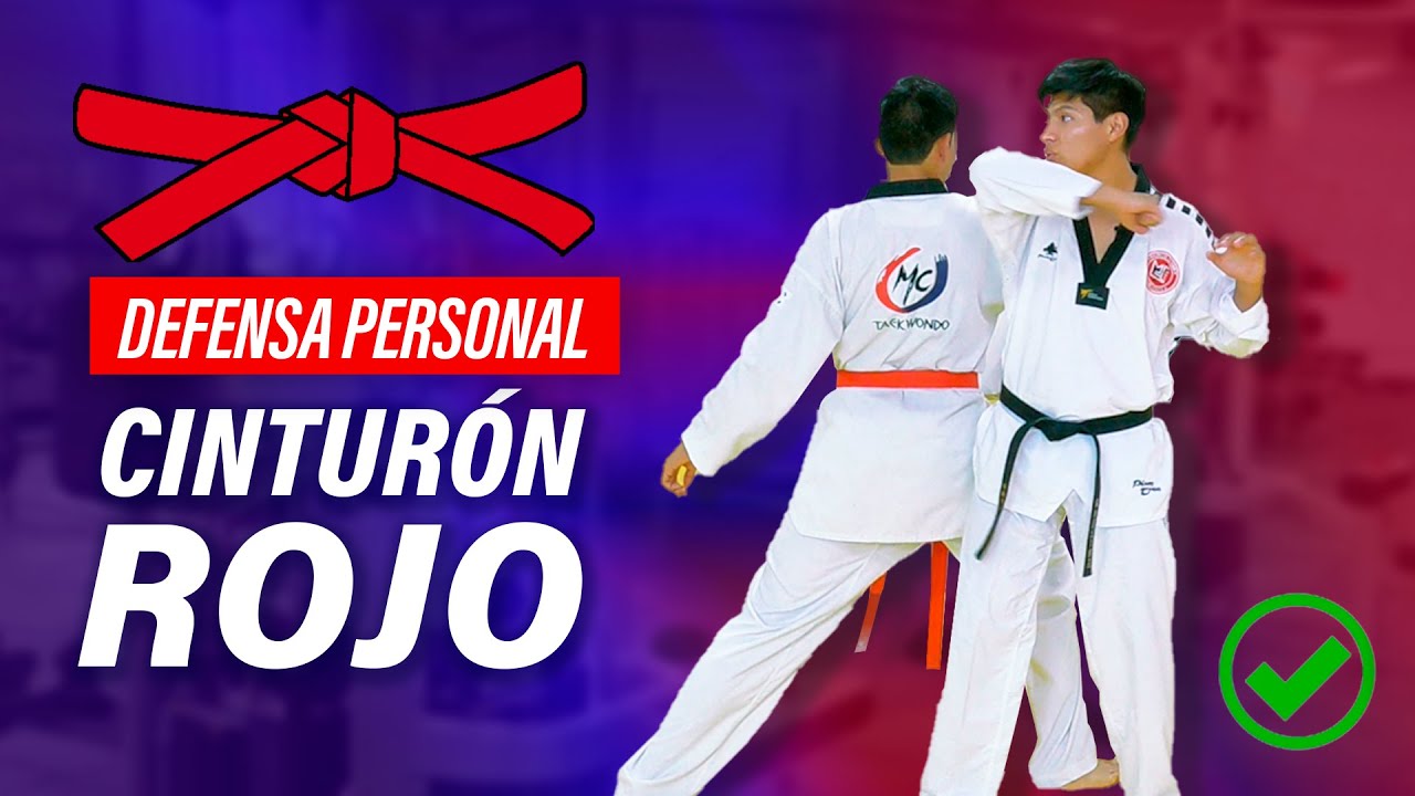 DEFENSA PERSONAL 👊 | Cinturón ROJO (Taekwondo Tutorial)