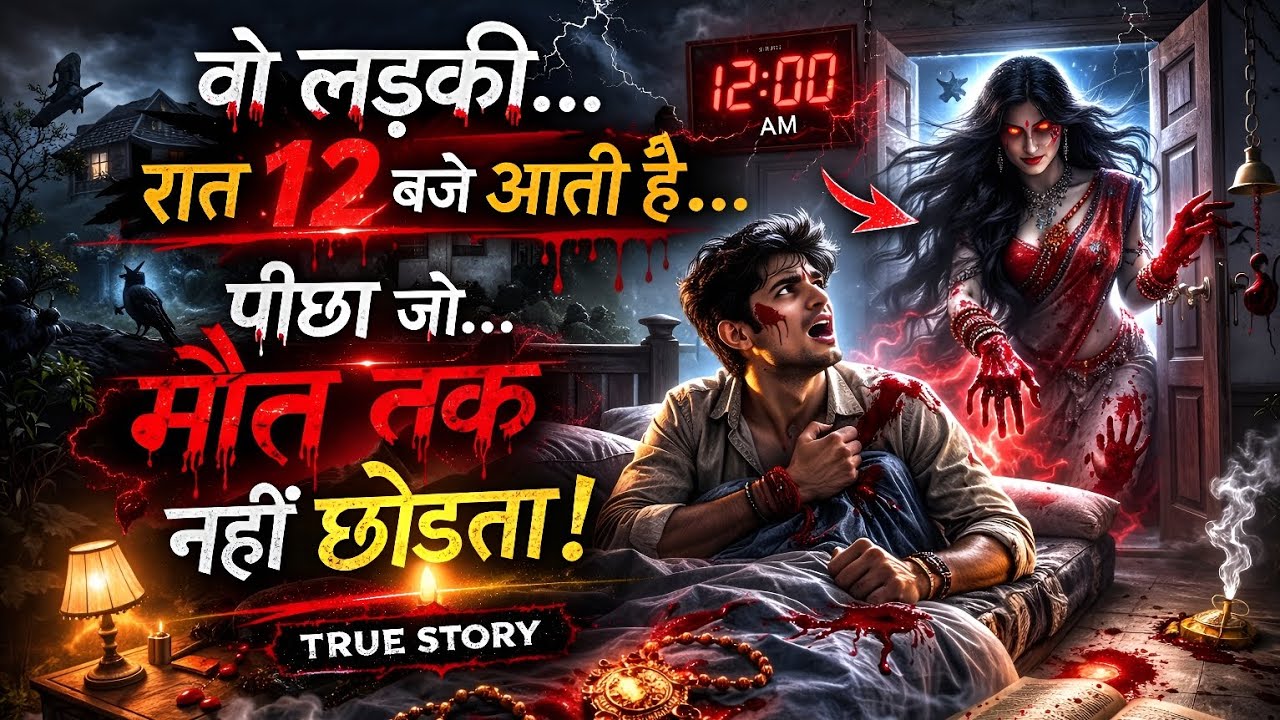 वो लड़की जो रात 12 बजे आती है… पीछा मौत तक नहीं छोड़ती!#viral #horrorstories 
