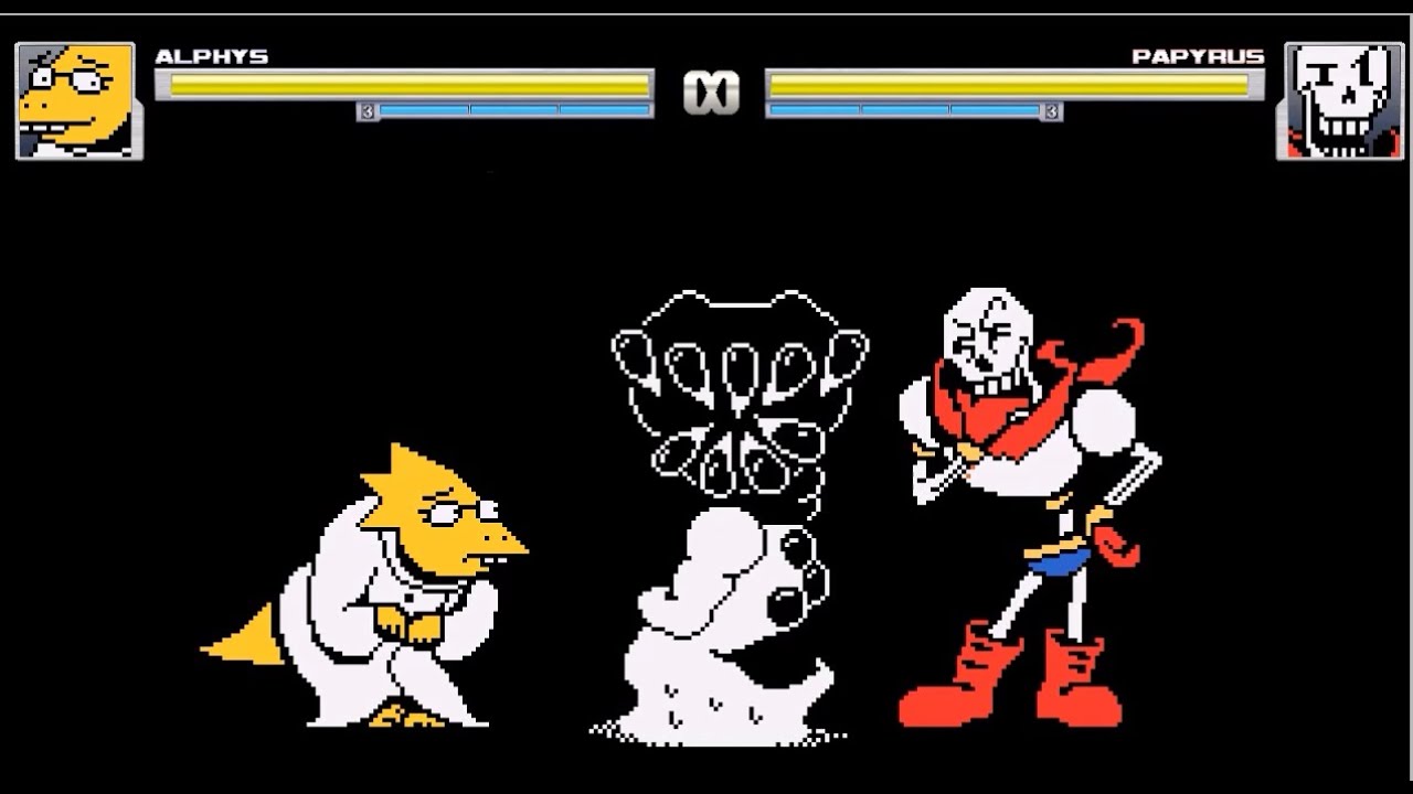M.U.G.E.N. Undertale: Alphys' Lemon Bread HyperMove