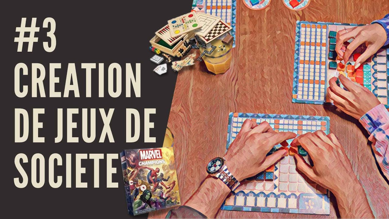 #3 Les COMPOSANTS : COMMENT créer votre PROPRE jeu de société : Guide complet pour les débutants