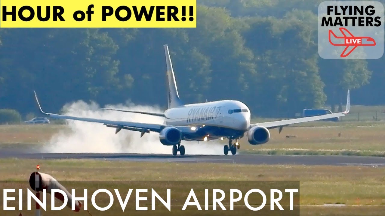 LIVE PlaneSpotting 🔴#EINDHOVEN AIRPORT - incl. Live ATC