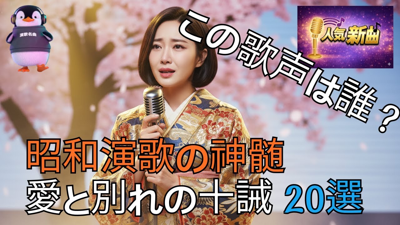 人気新曲🌹 昭和演歌の神髄：愛と別れの十誡 20選 (1960〜70年代風)🌹Playlist プレイリスト