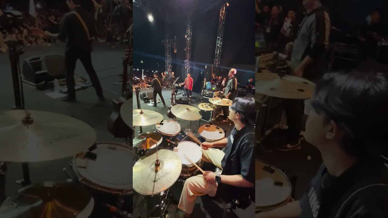 #drumcam Aku Ikhlas - Hasan Aftershine Ft. Dangduters Band