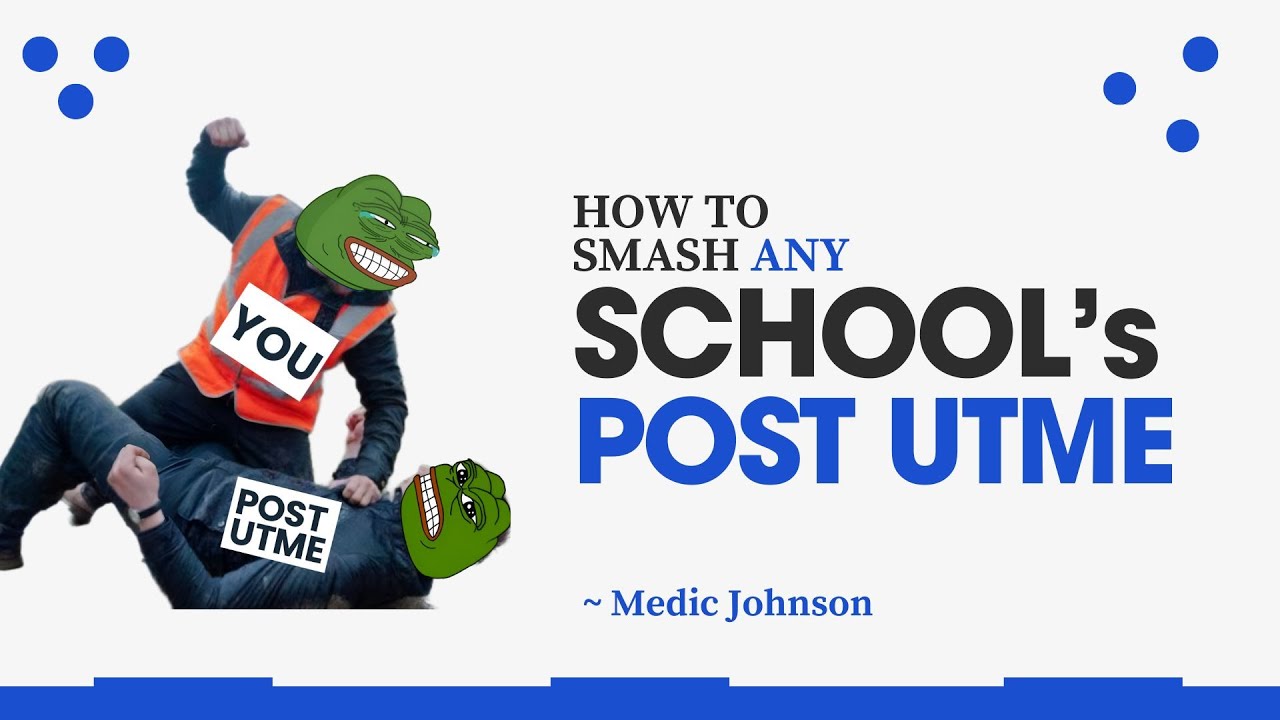How to Pass Any School's Post utme Exam 2024 || Get admission to any university in Nigeria