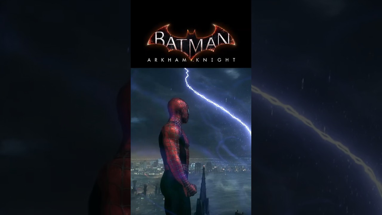 🕷 Tobey Maguire suit goes hard in Batman: Arkham Knight 🕷