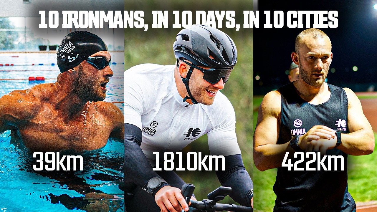 Я принял участие в 10 соревнованиях Ironman за 10 дней в 10 городах.