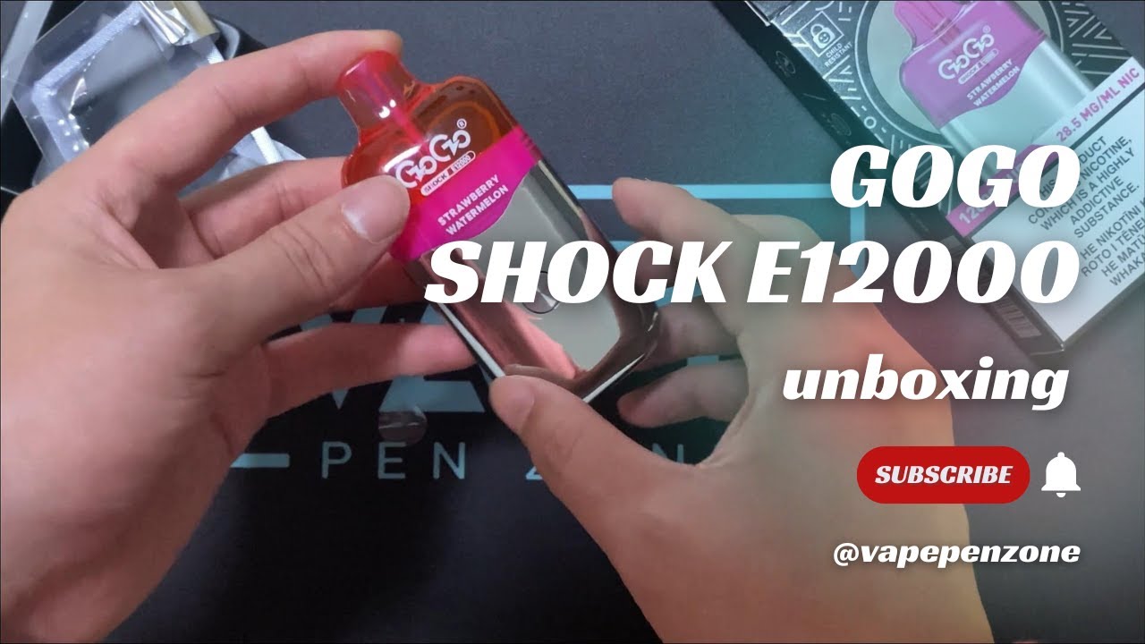 Gogo Shock E12000 Unboxing丨 VapePenZone