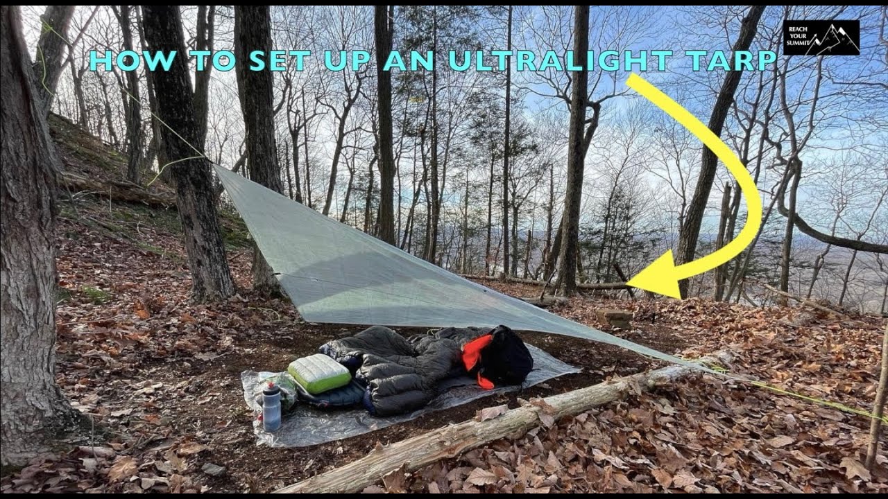 5 Ways I Like To Set Up My Ultralight Tarp