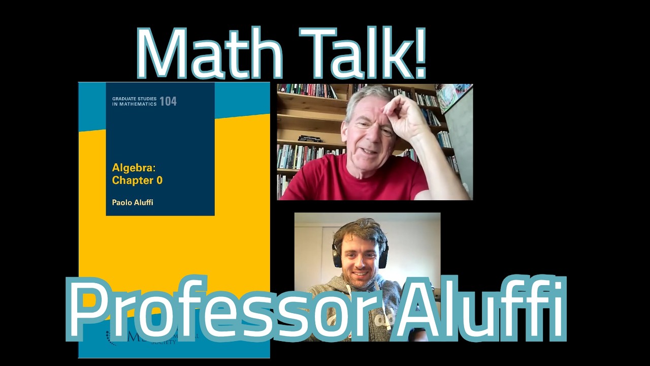 Math Talk! with Professor Paolo Aluffi