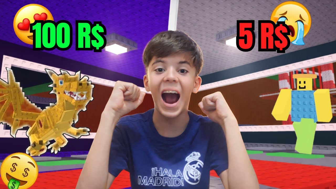 COMPREI CONTAS DE 1R$-1000R$ NO ROUBE UM BRAINROT🔥😱